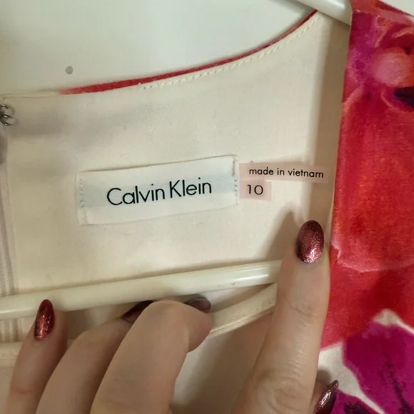 Calvin Klein Floral Sheath Dress - Picture 2 of 4